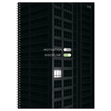 Тетрадь 160л. А4 клетка BG "Дисциплина", soft-touch ламинация, твердая обложка, [ТТ4гр160_лс 67189]