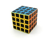 Кубик-Головоломка BX-9 4*4 грань 5см, цвет черный с неоновым, BX-9