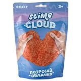 Слайм Slime Cloud-slime 200мл , оранжевый, с ароматом персика, дой-пак S130-31
