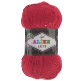 Пряжа Ализе Sal-Abiye 100гр/410м (80%акрил+5%металлик+10%полиэстер+5%паетки) [56]