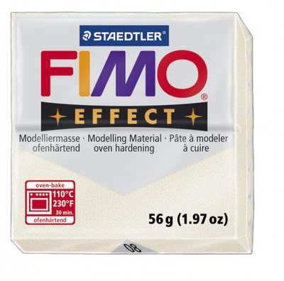 Глина полимерная FIMO Effect Metallic, 56 гр., перламутровый металлик, шк811037