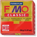 Глина полимерная FIMO Classic, запекаемая в печке, 56 гр., красный, шк800338