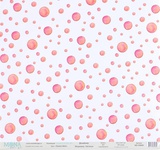 Бумага для скрапбукинга "Sweet dots", 30,5х30,5 см,  190гр/м2 [2884801]