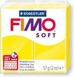 Глина полимерная FIMO Soft, запекаемая в печке, 56 гр., лимонный, шк809430