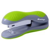 Степлер №24/6 26/6 Berlingo "Office Soft" до 25л., металлический механизм, пластиковый корпус, зеленый, H25004 [311030]