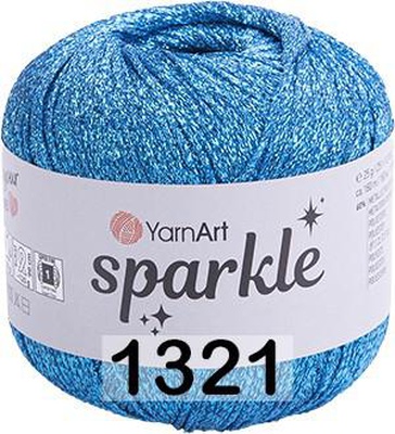 Пряжа YarnArt Sparkle 25г/160м (60% металлик полиэстер, 40% полиамид) 1321
