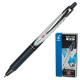 Ручка роллер 0,25мм, PILOT автомат. BLRT-VB5 "VBall", корпус черно-серый,  черная  141830