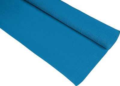 Бумага гофрированная (креповая) флористическая 50*250см 140г/м2, deVENTE, васильковая в рул, 8040741