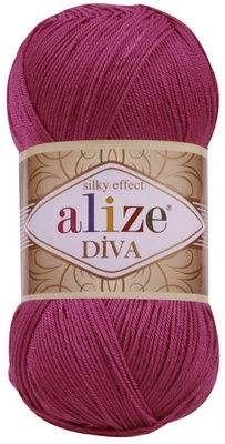 Пряжа Ализе Diva Silk effect 100г/350м (100%акрил),  [130]