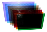 Обложка для переплета А4 180мкм ПВХ кристалл , прозр/оранжевый 0,18мм 100шт  4398