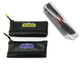 Пенал -косметичка CE-485/CC-241 "Скейтборд" черная экокожа с дополнительным карманом на молнии, с надписью, цвета в ассортименте, в упаковке ПВХ, CE-485/CC-241