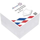 Блок для записей 9*9*5 см, непроклеенный, белый, Attomex, плотность 70г/м², белизна 70%,  2012406