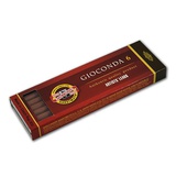Сангина красно-коричневый, набор 6шт., 5,6мм, Koh-I-Noor "Gioconda", в пластиковой коробке, 4373002006PK