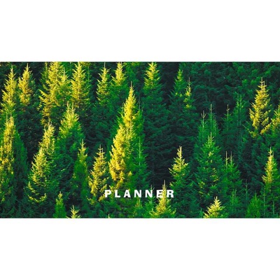Планинг недатированный 64л., 95х170мм Зеленый лес, 7БЦ, матовая ламинация. Блок - белый офсет 65 г/м2, печать в одну краску [ПКЛ2366409]