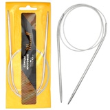 Спицы для вязания на металлической леске 80см 3,5мм Maxwell Gold,  [MAXW.80-35]