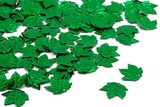 Пайетки 22мм голографические Листья клена, зеленый 10г, TBY-FLK639-004