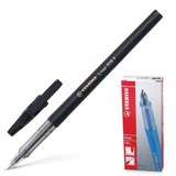Ручка шариковая 0,7мм черная Stabilo "Liner 808", 140883