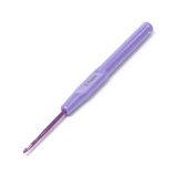 Крючок для вязания L=2,5см А алюминиевый с пластиковой ручкой,  [СШ L=2,5]