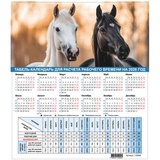 Календарь-табель на 2026 г., А4 (195х225 мм), с рабочими и выходными днями, STAFF, Символ года, мелованная бумага 105 г/м2, 118506