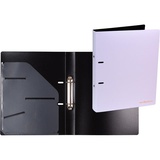 Папка 2 кольца 30мм deVENTE. Esthetics, Ø 30 мм, 800 мкм, непрозрачная лавандово-пепельная, soft-touch фактура, внутрен. карман 160 мкм, 3081514