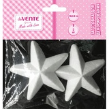 Набор заготовок для декорирования deVENTE: звёзды из пенопласта, 10 x 3,9 см  2 шт. в пластиковом пакете с подвесом 8003926