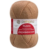 Пряжа ПЕХ Деревенская 100г/250м (100% полугрубая шерсть) 337 лама