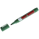 Маркер перманентный 3-5мм CROWN "Multi marker", пулевидный наконечник, зелёный CРМ-800  [002673]