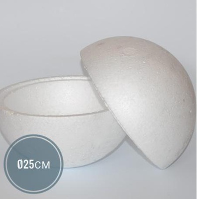 Шар из пенопласта  Ø  25см ( сфера 2 части )