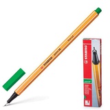 Ручка капиллярная Stabilo "Point 88/36"  0,4 мм, зеленая   173370