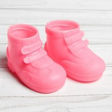 Ботинки для куклы "Липучки", длина подошвы 7,5 см, 1 пара, цвет розовый  [3495199]