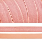 Лента бархатная (нейлон) 2.0см / 1м грязно-розовый