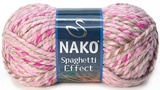 Пряжа NAKO Spaghetti Effect 100г/60м (75%акрил /25% шерсть),  [7822]