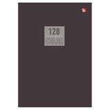 Записная книжка А5 120л. клетка, Стиль и цвет. Серый 