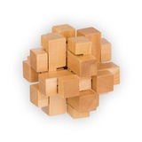 Головоломка деревянная Delfbrick. Занимательный куб, 12 элементов, DLS-02