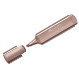 Текстмаркер 1-5 мм FABER-CASTELL "TL 46", металлик розовый 301021