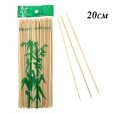 Шпажки деревянные бамбуковые 20см d=3 мм, 85-90 шт., в пакете, 118922