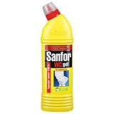 Средство для уборки туалета SANFOR WC gel (Санфор гель) 750г, "Лимонная Свежесть", ш/к 02771