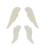 Декоративные элементы Ангельские крылья, белые, SCB341102
