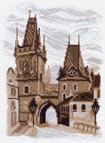 Канва с рисунком 28х34см Прага Матренин Посад,  [1561]