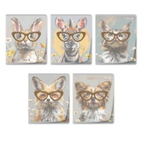 Тетрадь A5 96 л. клетка на гребне Светоч "Наблюдаю за тобой", пластиковая обложка, трафаретная печать, Т62_01105