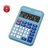 Калькулятор карманный CITIZEN LC-110NR-BL, 8 разр., питание от батарейки, 88*58*11мм, голубой [279753]