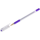 Ручка шариковая на масляной основе 0,5мм фиолетовая MC GOLD, с резиновым упором, металлический наконечник, 218394/235080