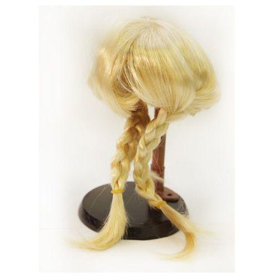 Волосы для кукол (косички длинные) d10 см блонд Астра,  [7714539 блонд]