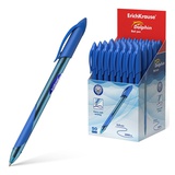 Ручка шариковая 1,2мм синяя Erich Krause "Dolphin", корпус полупрозрачный синий, ЕК48188