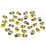 Декоративный элемент (дерево)  "Жёлтая пчёлка" набор 30 шт 0,9х1,3 см 3835241