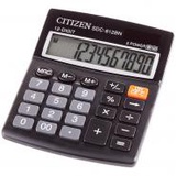 Калькулятор настольный CITIZEN SDC-812BN 12 разрядов, двойное питание,  [006708]