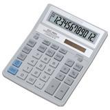 Калькулятор настольный CITIZEN SDC-888XWH серый,12 разрядов, двойное питание,  205х159мм ,"00" [250301]