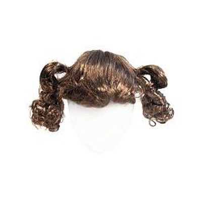 Волосы д/кукол QS-8 11-12см каштановый,  [7709506 каштановый]