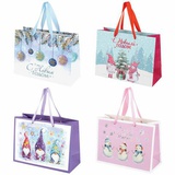 Пакет ламинированный новогодний, 270*110*200 мм, "Artpaper Wide #1", ЗОЛОТАЯ СКАЗКА, дизайн в ассортименте, 592118