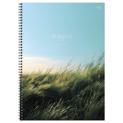 Тетрадь 160л. А4 клетка BG "Summer vibe", глянцевая ламинация, тиснение фольгой, твердая обложка, [ТТ4гр160_лг_тф 67190]